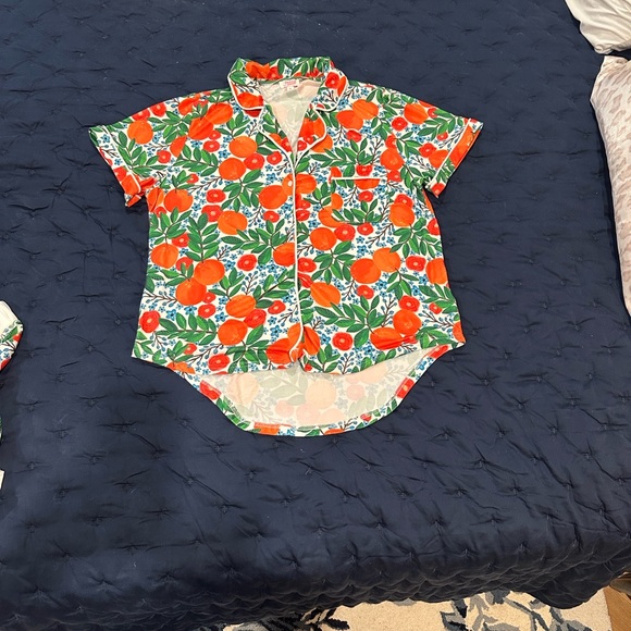 Orange fruit print pajamas - Picture 2 of 4
